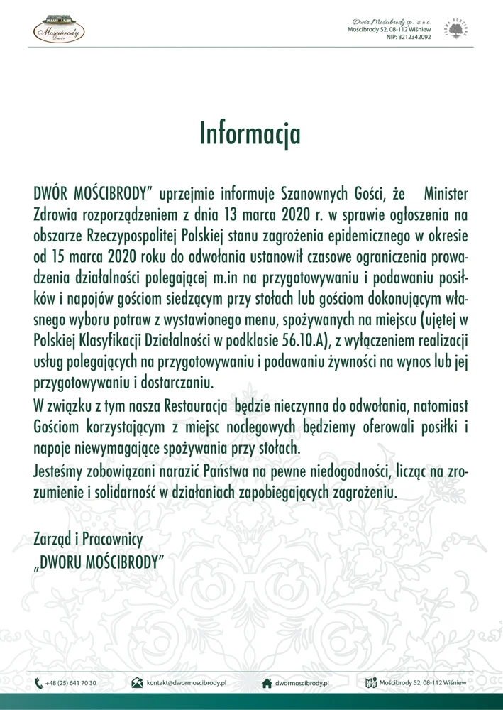 Ważna Informacja!